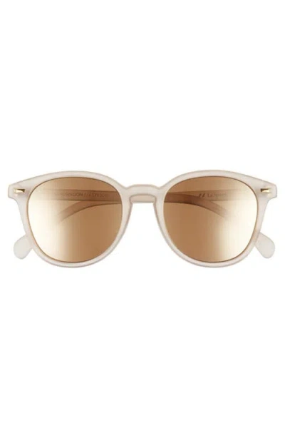 Le Specs Bandwagon 51mm Polarized Sunglasses In Matte Stone