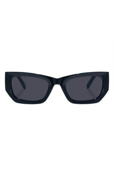 Le Specs Beachcomber 52mm D-frame Sunglasses In Black