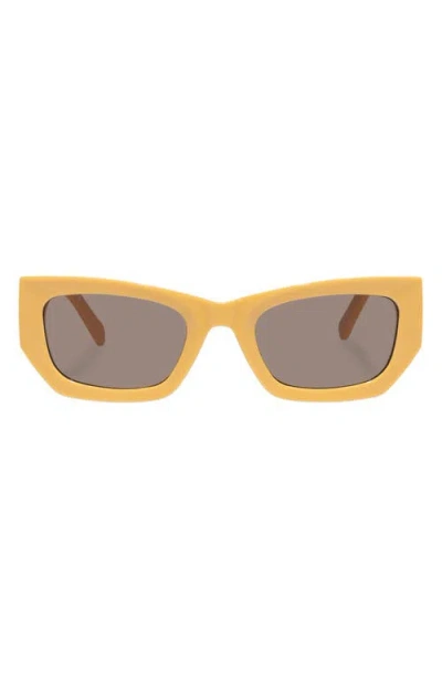 Le Specs Beachcomber 52mm D-frame Sunglasses In Wheat