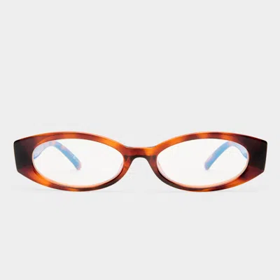 Le Specs Belladonna In Toffee Tort Blue Light Lens