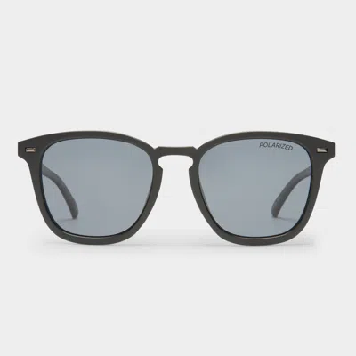 Le Specs Big Deal In Matte Black Polarized