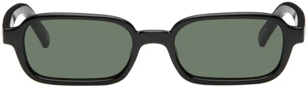 Le Specs Black Rectangular Pilferer Sunglasses In 2352104  display picture 1