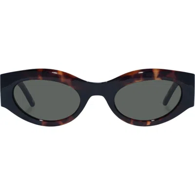 Le Specs Body Bumpin' Ii 50mm Oval Sunglasses In Tort