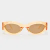 Le Specs Barrier 56mm Polarized Oval Sunglasses In Sand