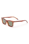 Le Specs Broski In Toffee Tort/khaki Mono