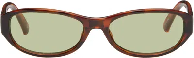 Le Specs Brown 'don't Cha' Sunglasses