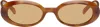 Le Specs Brown 'work It!' Sunglasses