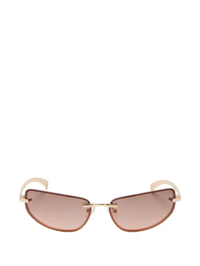 Le Specs Bubbles Sunglasses In Gold