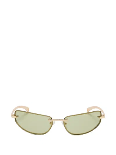 Le Specs Bubbles Sunglasses In Gold
