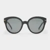 Le Specs Capacious In Matte Black Polarized
