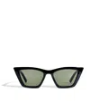 Le Specs Cat Eye Velodrome Sunglasses In Black