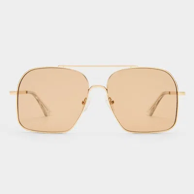 Le Specs Civelle In Gold