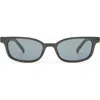 Le Specs Confidential 51mm Rectangular Sunglasses In Black