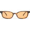 Le Specs Brown Confidential Sunglasses In Dark Tort