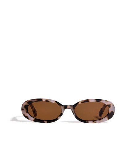 Le Specs Cookie Tort Outta Love Sunglasses In Brown