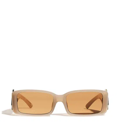 Le Specs Cruel Intentions Sunglasses In Beige