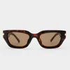 Le Specs Cubito + In Brown