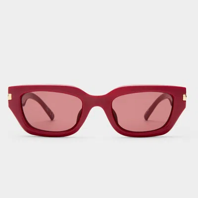 Le Specs Cubito + In Burgundy