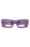 Le Specs Dopamine Limited Edition Cat Eye Sunglasses, 50mm In Purple