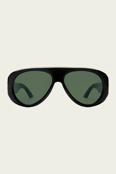Le Specs Dream Boat Aviator Sunglasses In Black