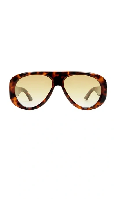 Le Specs Dream Boat Sunglasses In Tort
