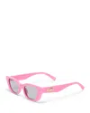Le Specs Dream Lover Cat Eye Sunglasses, 50mm In Pink