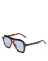 Le Specs Drizzle Aviator Sunglasses, 56mm In Multi