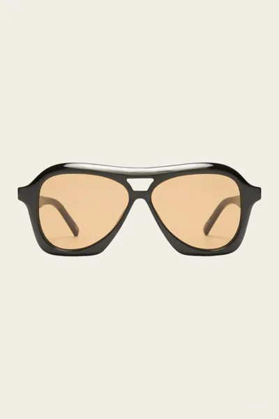 Le Specs Drizzle Aviator Sunglasses In Black