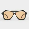 Le Specs Drizzle In Black Light Brown Mono