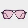 Le Specs Drizzle In Deep Plum