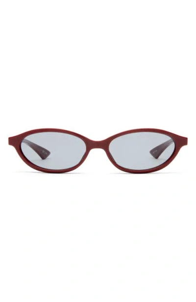 LE SPECS LE SPECS DUSKFALL 55MM OVAL SUNGLASSES