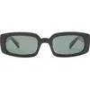 Le Specs Dynamite 52mm Polarized Rectangular Sunglasses In Multi