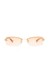 Le Specs Slinky 62mm Oval Sunglasses In Neutral