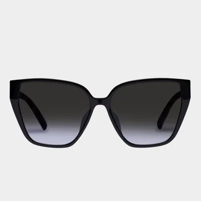 Le Specs Fash-hun Alt Fit In Shiny Black