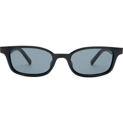 Le Specs Gender Inclusive Echelon 52mm Rectangle Sunglasses In Blue