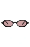Le Specs Gender Inclusive Foundry 52mm Rectangular Sunglasses In Black