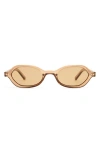 Le Specs Gender Inclusive Foundry 52mm Rectangular Sunglasses In Brown