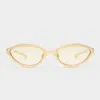 Le Specs Glitch In Bright Gold
