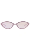 Le Specs Glitch In Satin Rose