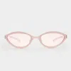 Le Specs Glitch In Satin Rose