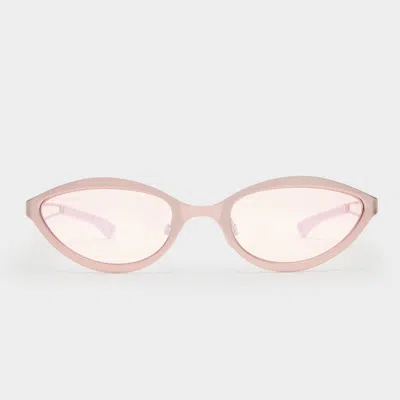 Le Specs Glitch In Satin Rose
