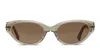 Le Specs Halcyon Beige,clear In Beige,clear
