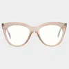 Le Specs Halfmoon Magic In Blue Light Tan Glasses