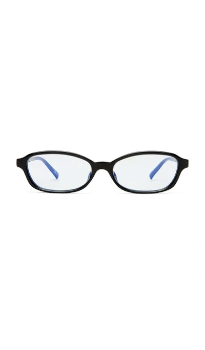 Le Specs Honey Pot Blue Light Eyeglasses In Black