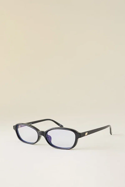 Le Specs Honey Pot Blue Light Glasses In Black