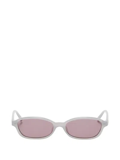 Le Specs Honey Pot Oval-frame Sunglasses In Gray