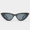 Le Specs Hypnosis Tapered Cat-eye Sunglasses In Black