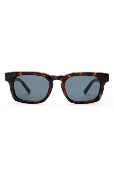 Le Specs Iceman 52mm Square Sunglasses In Brown