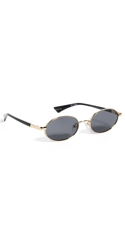Le Specs Icicle Sunglasses Bright Gold