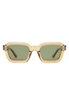 Le Specs Impossible 51mm Square Sunglasses In Gold
